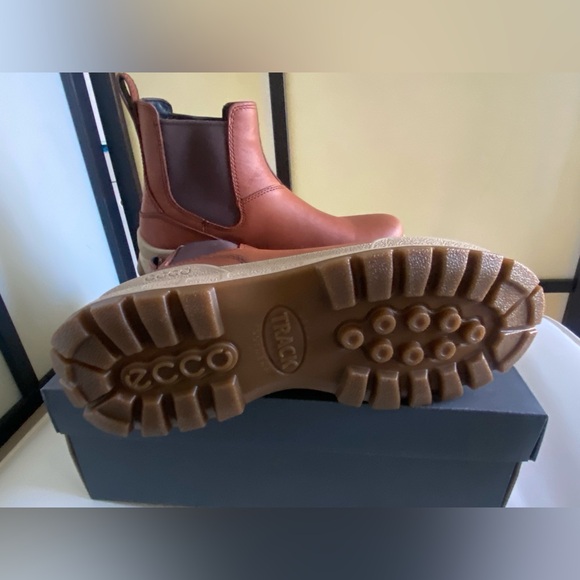 Ecco Women's Shape Sculpted Motion 35 Slouchy Knee-high Boot, NWT 8.5 Rust-Brown - Picture 2 of 5